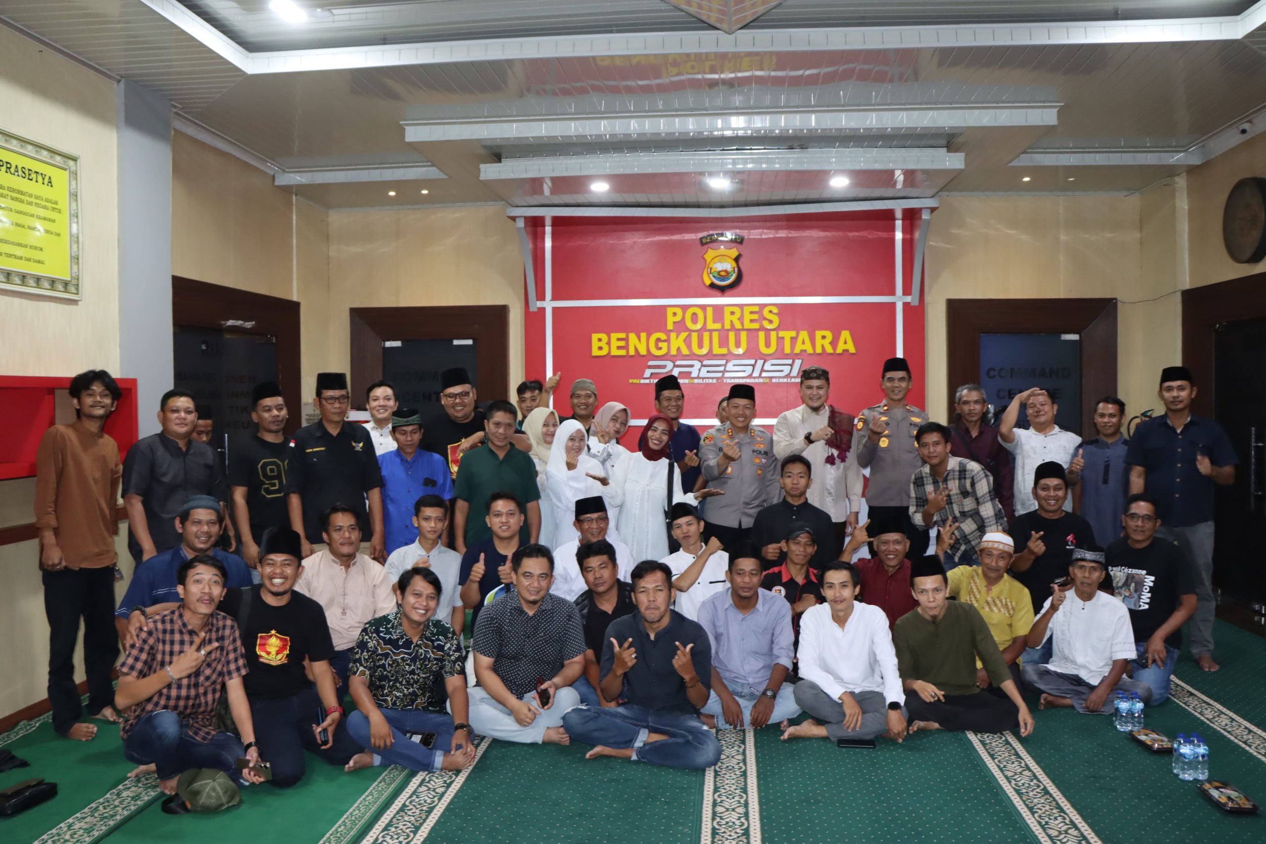 Pererat Silaturahmi , Polres Bengkulu Utara Gelar Puasa Bersama Insan Pers