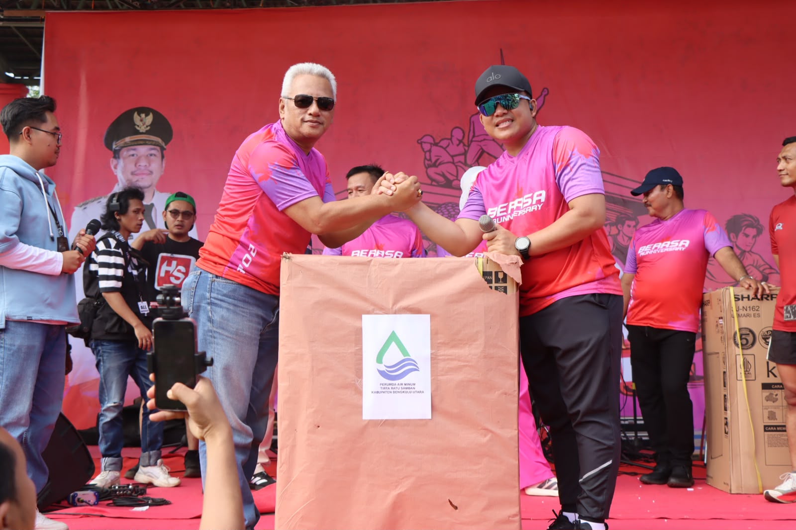 Sukseskan HUT ke-67 Bengkulu Utara, Polres Bengkulu Utara Amankan dan Ikuti Event “BerAsa Runniversary”
